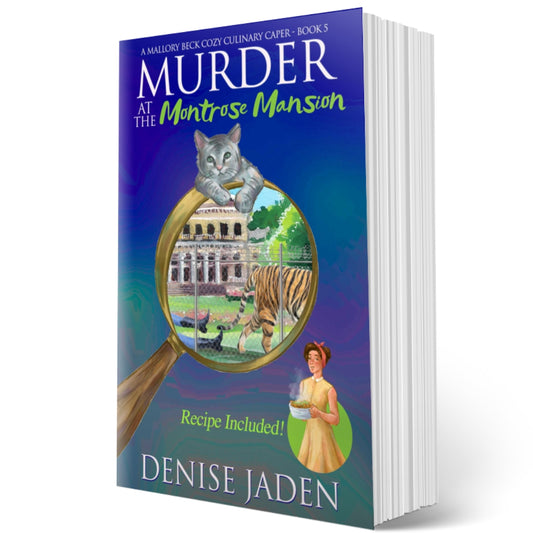 Book 5 - Murder at the Montrose Mansion - A Mallory Beck Cozy Culinary Caper (Original Cover Paperback) ⭐⭐⭐⭐⭐ 4.6 (247 ratings)