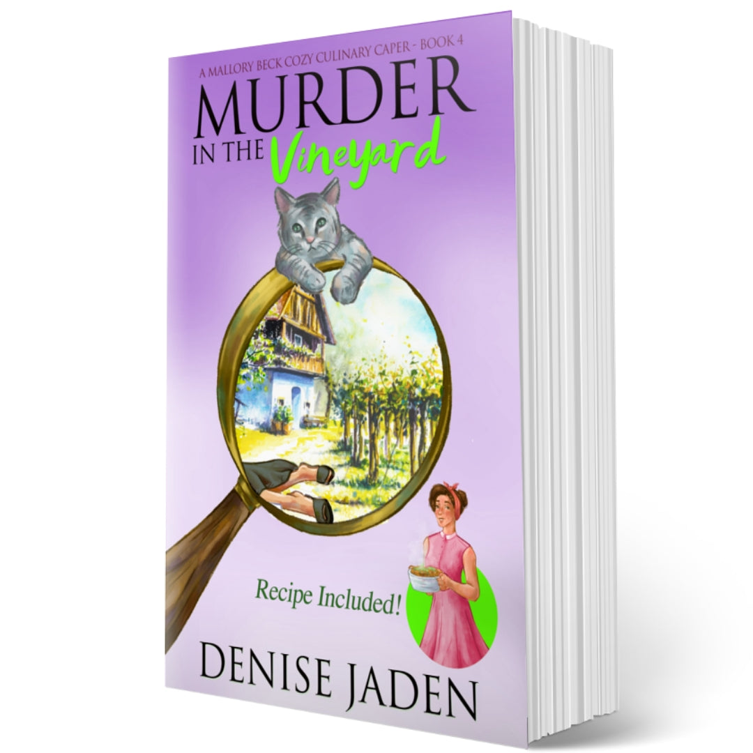 Book 4 - Murder in the Vineyard - A Mallory Beck Cozy Culinary Caper (Original Cover Large Print Paperback) 4.4 Stars (228 ratings)