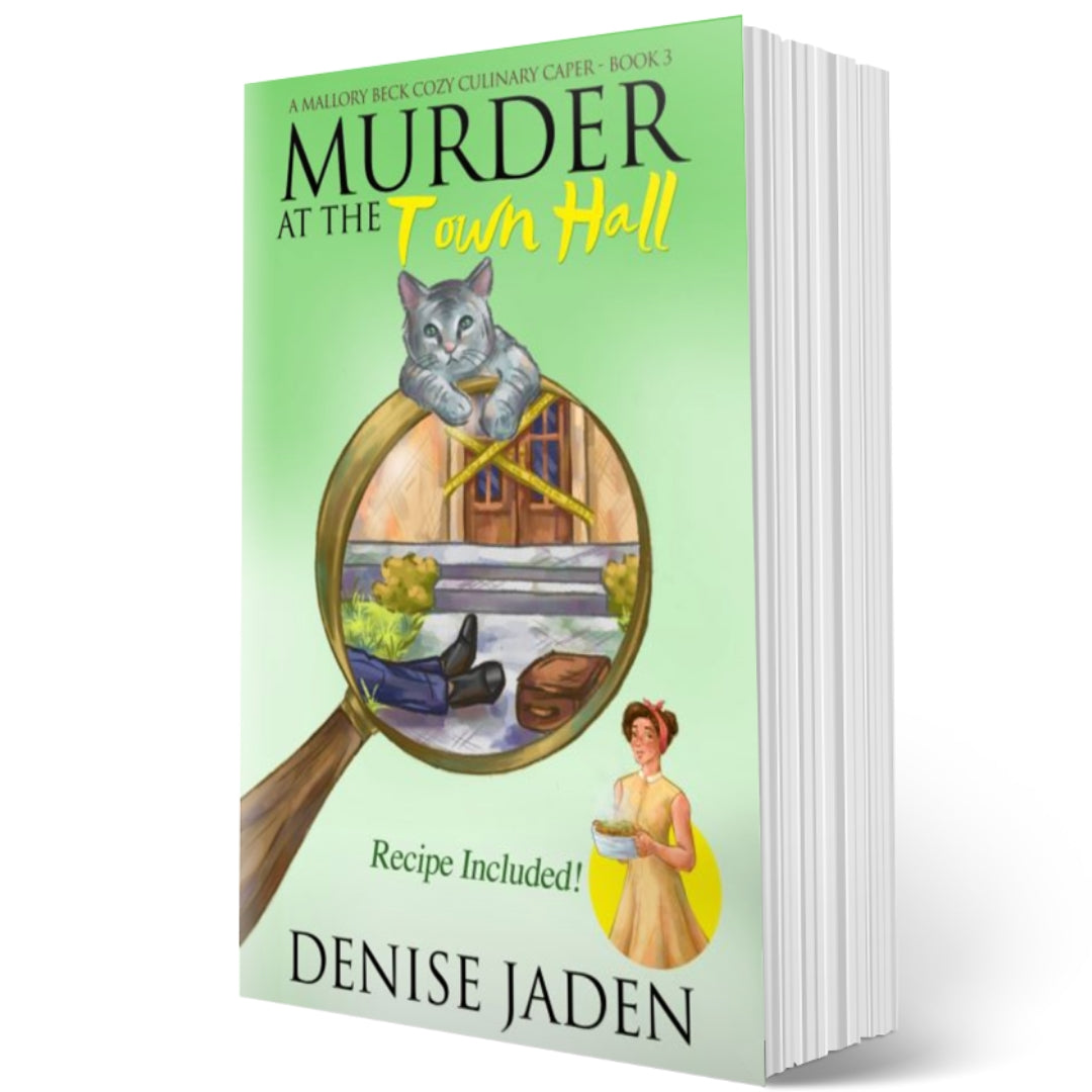 Book 3 - Murder at the Town Hall - A Mallory Beck Cozy Culinary Caper (Original Cover Large Print Paperback) ⭐⭐⭐⭐⭐ 4.5 (425 ratings)