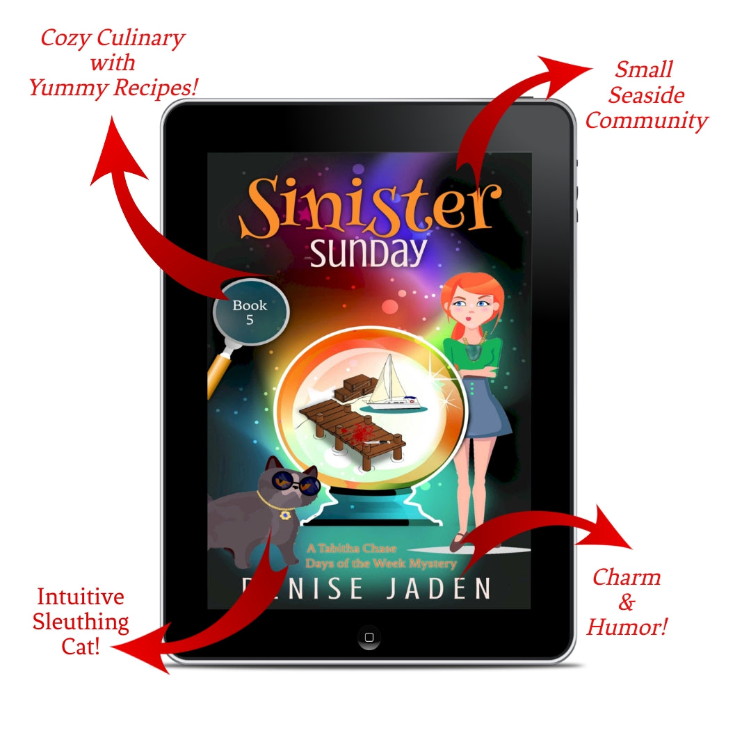 Book 5 - Sinister Sunday (A Tabitha Chase Days of the Week Mystery E-Book) ⭐⭐⭐⭐⭐ 4.5 (195 ratings)