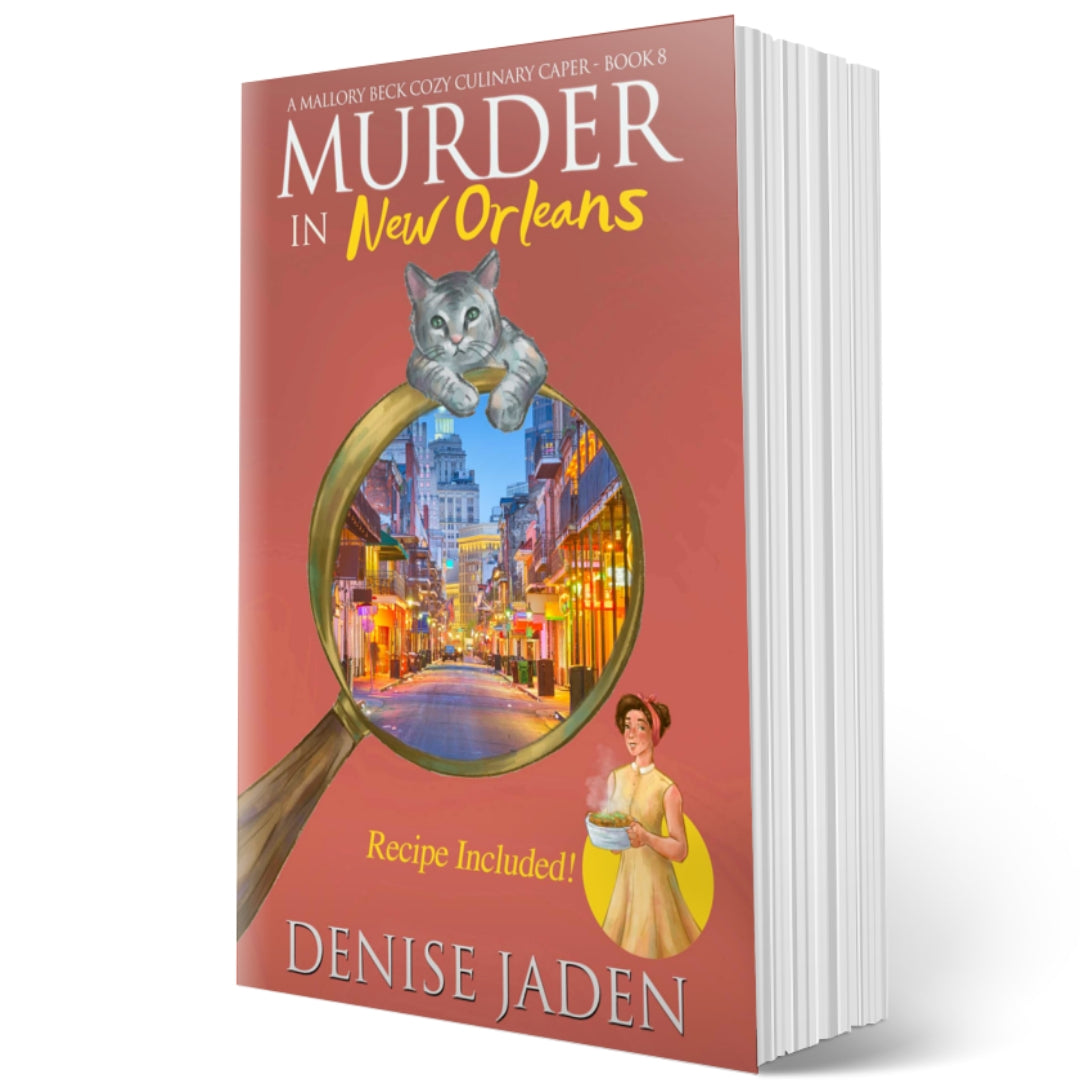 Book 8 - Murder in New Orleans - A Mallory Beck Cozy Culinary Caper (Original Cover Large Print Paperback) ⭐⭐⭐⭐⭐ 4.5 (175 ratings)