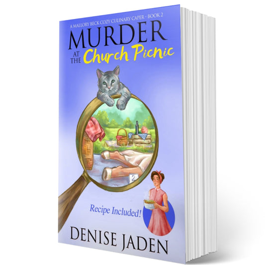 Book 2 - Murder at the Church Picnic - A Mallory Beck Cozy Culinary Caper (Original Cover Paperback) ⭐⭐⭐⭐⭐ 4.6 (450 ratings)