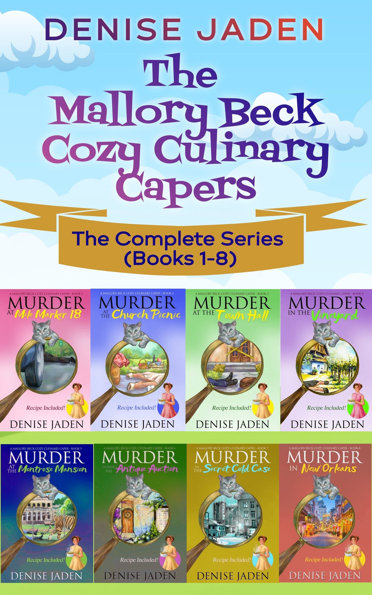 Large Print! Mallory Beck Cozy Culinary Capers Paperback Book Bundle  ⭐⭐⭐⭐⭐ 4.5 (1689ratings)