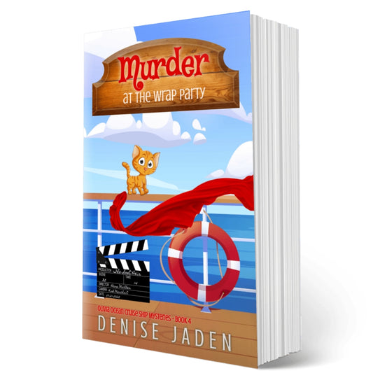 Book 4 - Murder at the Wrap Party - Olivia Ocean Cruise Ship Mysteries (Regular Paperback) ⭐⭐⭐⭐⭐